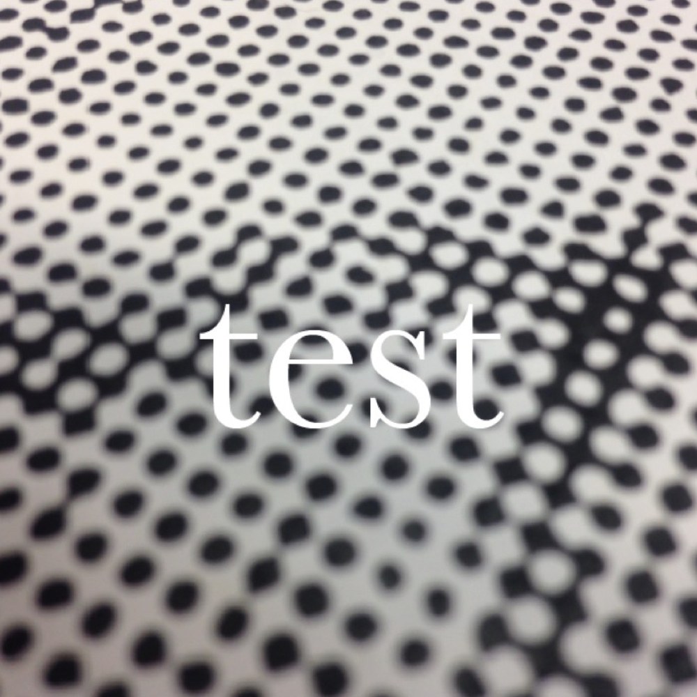 Trama con test en blanco